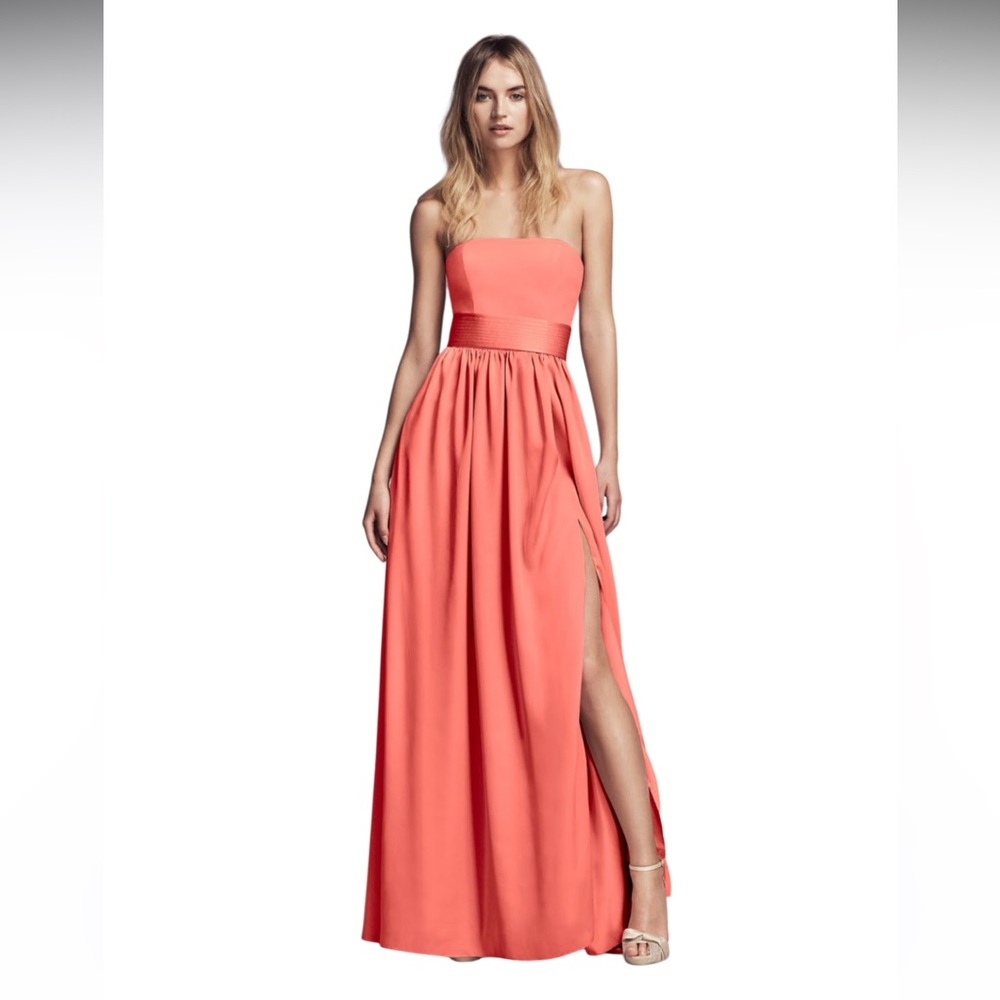 Vera Wang Coral Maxi Dress